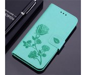 Funda de cuero con tapa para Samsung Galaxy J4 J6 A6 A8 Plus J2 2018 S22 S21 S20 FE S10 S9 S8 Plus S6 S7 Edge A3 A5 J1 J3 J5 J7 A5 2016 2017 S3 S4 S5 Samsung A9 2018 (A920F) rojo
