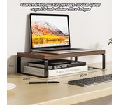 Soporte para monitor de computadora de escritorio Elevador de pantalla de computadora de escritorio Soporte para monitor de computadora portátil Organizador de almacenamiento de escritorio A3
