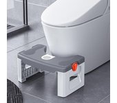 Flying Stool for Healthy Defecation Constipation Aid Stool Adjustable Squat Angle Non-Slip Easy to Clean Versatile Footstool