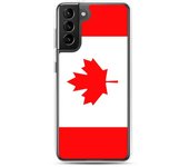 Coque Téléphone - Samsung - Galaxy S10 - Drapeau Canada - Souple - Multicolore