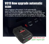 Herramientas de diagnóstico para coche, escáner ELM 327, lector de código OBDII, escáner OBD2, herramienta de escaneo automático para iOS, Android, PC, Bluetooth 4.0, accesorios. negro
