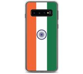 Coque Téléphone - Samsung - Galaxy S10 - Drapeau Inde - Souple - Multicolore