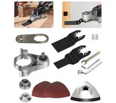 Adaptador de cabezal universal para amoladora angular, rosca M10/14, para amoladora angular tipo 100-125, pulidora y herramienta oscilante de pulido.