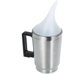 Herramienta de reparación de pulido de faros de coche, herramienta reacondicionada, taza de atomización de calefacción eléctrica plata