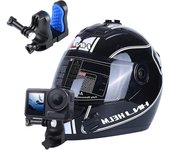 Soporte de mentón IIKisan para accesorios GoPro Soporte de correa de mentón inferior para casco de motocicleta Soporte de mentón Soporte de mentón para casco de motocicleta Soporte de mentón para casco