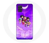 Coque pour Samsung Galaxy A51 5G BTS TinyTAN Animation Affiche RM Jin Suga J-Hope Jimin Jungkook Et V Zero O’Clock