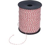 Cable de alimentación para cerca eléctrica de 500 m, accesorios para granjas, ranchos, caballos, ganado vacuno y ovejas.