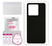 apgo Protective Skin Sticker for the back compatible with Xiaomi 13T Pro, Wrap Film, Foil, Vinyl - Pattern Matrix