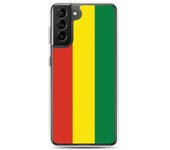 Coque Téléphone - Samsung - Galaxy S21 Ultra - Drapeau Bolivie - Souple - Multicolore