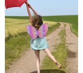 Preciosa ropa de ángel con alas de mariposa para niñas, disfraz de elfo para cosplay, disfraz de hada para fingir