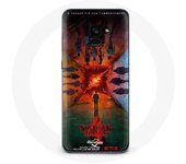 Coque pour Samsung Galaxy A8 Plus Stranger Things Saison 4 Affiche Equipages de la Nouvelle Théorie