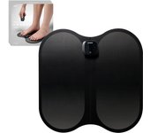 ALINCO Presión del pie Salud de todo el cuerpo 18 niveles de intensidad 5 tipos de colchoneta negra MCB050, suela, EMS, pies, pantorrillas, glúteos, entrenamiento, puntos, OK, negro