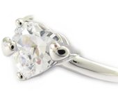 Bague argent 'Love Sweet Love' blanc 52 blanco