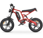 Bicicleta eléctrica Hidous B6 con motor de 1200 W, batería de 48 V y 15 Ah, para deportes al aire libre, motocicleta todoterreno, bicicleta eléctrica con neumáticos anchos de 20 pulgadas 1200W15AH