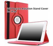 Funda para iPad Air1 Air 2 (5ta 6ta generación)Funda de cuero PU con soporte giratorio de 360 grados para iPad 2, 3, 4 y iPad Pro de 9,7 pulgadas, 2017 y 2018 iPad Air1 2  9.7inch rojo de cadmio