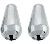 Perilla de interruptor de palanca tipo Strat estándar ALLPARTS en pulgadas, cromada (2 piezas) SK-0710-010 []