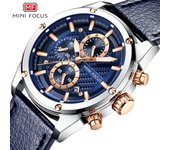 Reloj de lujo superior con caja Mini Focus marca reloj de negocios de moda para hombres relojes de cuarzo impermeables para hombres 0161G