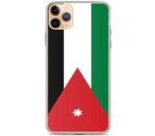 Funda iPhone - Drapeau Jordanie - iPhone 11 Pro Max - Souple - Multicolore - Verticale