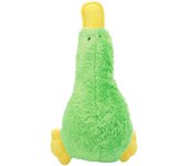 Juguetes de peluche chirriantes para perros, interactivos, divertidos, bonitos pájaros, suaves y resistentes a las mordeduras. Juguete masticable para perros. verde