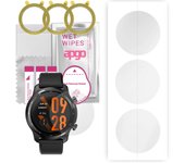 3x apgo Hydrogel Screen Protector for Mobvoi TicWatch Pro 3 Ultra GPS, Hydrogel Film, with positioning layer easy installation