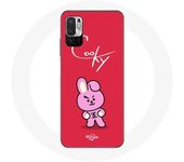 Coque pour Xiaomi Poco M3 Pro BTS Bangtan Garçons BT21 Cooky Fond Rouge
