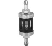 Filtro de combustible de gasolina para motocicleta de 8 mm y 0,32 pulgadas, carcasa de aleación de aluminio, universal para vehículos todo terreno y SUV.