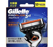 P&G Japan Gillette PROGLIDE MANUAL 12 replacement blades Men's Replacement Blades Razors for Men Place the used blade in an empty space in the case an