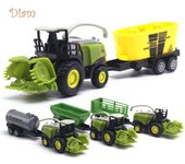 TOYS & TOTS 1/55 Camión agrícola fundido a presión, tractor, coche de fricción, modelo educativo, juguetes para niños Tank Trucks
