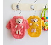 Suéter a cuadros para mascotas, chaqueta de osito de peluche, ropa de punto para gatos, suéteres de oso de bolsillo para perros pequeños de otoño e invierno, ropa para cachorros XS