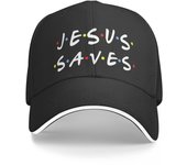 2023 nueva gorra de béisbol Jesús salva a Cristo cosas hombres mujeres gorra de camionero gorra Retro Snapback One Size