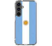 Coque Téléphone - Samsung - Galaxy S24 Ultra - Drapeau Argentin - Souple - Multicolore