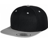 Yupoong The Classic Premium Snapback Gorra bicolor para hombre (paquete de 2) One Size color rosa/negro