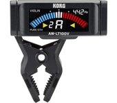 Afinador de clip KORG de 100 horas de funcionamiento continuo para acoplado al clavijero Compatible con 5ths originales Pantalla a color 1 pila AAA Ligero y