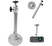 Soporte de techo para proyector de 18 mm, universal, ajustable, para proyector Micro