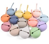 Bolsa de silicona para guardar chupetes infantiles con cordón portátil Y28 pacifier bag