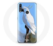 Coque pour Huawei p30 lite Cacatoès Perroquets blanc Oiseaux