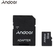 Andoer Tarjeta de memoria Clase 10 Tarjeta TF Adaptador de tarjeta TF para cámara Cámara de coche Teléfono celular Mesa PC Reproductor de audio GPS 8GB
