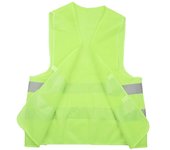 (Pollo kung pao)Alta visibilidad, chaleco reflectante para correr, equipo de seguridad, camisetas de trabajo nocturno one size amarillo