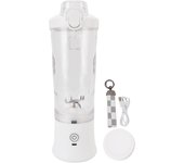 Licuadora portátil de 600 ml, 18000 RPM, recargable por USB C, miniexprimidor con cuchillas de acero inoxidable RGB