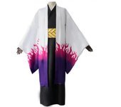Cos School Ubuyashiki Kagaya disfraces Cosplay Kimono Kagaya Ubuyashiki pelucas y trajes de uniforme S beige