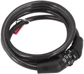 Candado de cadena antirrobo para bicicleta de montaña, con cable de acero y contraseña fija