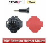 Pegatinas de superficie curva para base de casco para GoPro Hero 12, 11, 10, 9, 8, 7, 6, 5, 4, Insta360, X2, X3, SJCAM, DJI, Osmo Action Camera, accesorios