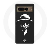Funda Maniacase para Google Pixel 7 Pro Monkey D. Luffy blanco y negro