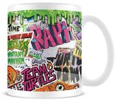 Tortugas Ninjas mutantes adolescentes: Taza con pegatina bomba de Mutant Mayhem One Size blanco