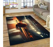 Alfombra de dibujos animados con marco de cancha de baloncesto más reciente para sala de estar, dormitorio, decoración del hogar, decoración antideslizante para sofá, felpudo, regalos 40x60cm( 15x23in )