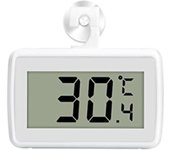 Termómetro para frigorífico Termómetro digital resistente al agua Termómetro para frigorífico y frigorífico calibrado con pantalla LED grande Tres modos para colgar de pie 7x170x8cm