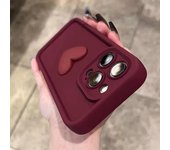 Nueva funda de silicona líquida color vino tinto Love para iPhone 15, 14, 13, 12, 11 Pro Max Plus, X, XS, XR, protección de cámara, parachoques, cubierta trasera, café iPhone 15 negro