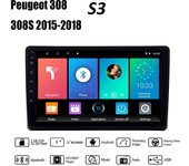 Radio del coche para Peugeot 308 308S 2015-2018 inalámbrico Carplay reproductor Multimedia para coche sistema inteligente Android WIFI navegación GPS 2 + 32GB 1+16GB