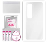 apgo Ultra Clear Protective Skin Sticker for the back compatible with Xiaomi Mi 10 Ultra, Wrap Film, Hydrogel Film, Flexible, Soft TPU with positionin