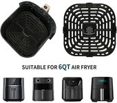Placa para freidora y verduras, pieza de repuesto resistente al calor, bandeja para hornear duradera mejorada, accesorios de cocina A